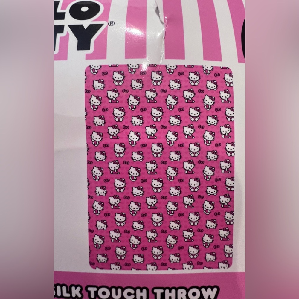Brand New Hello Kitty Silk Touch Throw! 😻🎀❤️ - Picture 3 of 4